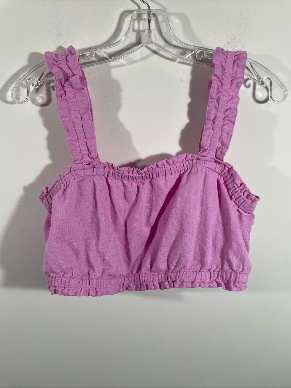 BP ruffled crop top M